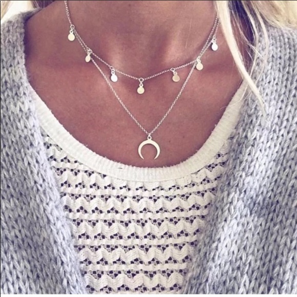Jewelry - Layered Moon Necklace